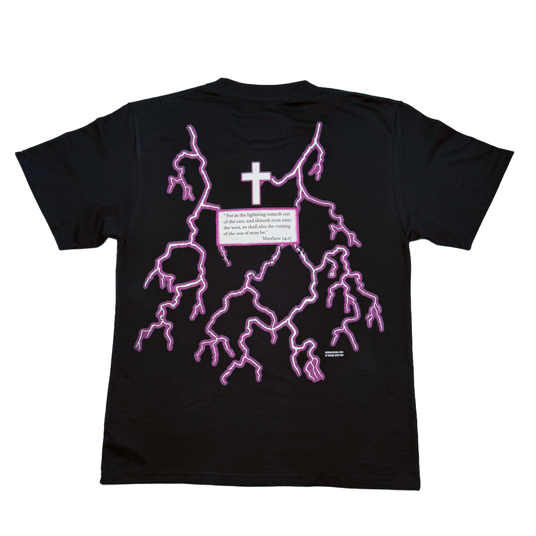 "Lightning Strikes " Jesus American Thunder  - Purple