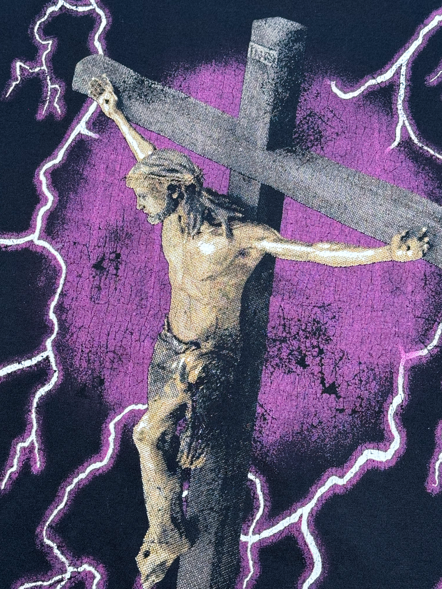 "Lightning Strikes " Jesus American Thunder  - Purple