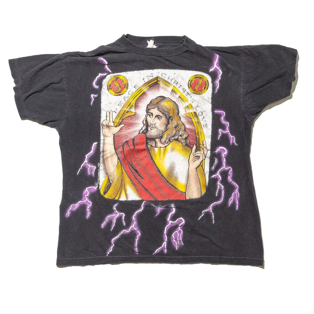 American Thunder Jesus ジーザス キリスト Tシャツ XL-